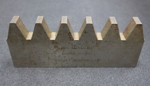 ROLLET PARIS Hobelkamm rack cutter f. MAAG-Wälzhobelmaschinen m= 9 Angle 20° Z= 6