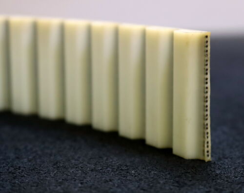 Zahnriemen AT 20 offen Stahl Länge ca. 7000mm Breite 50mm - unbenutzt