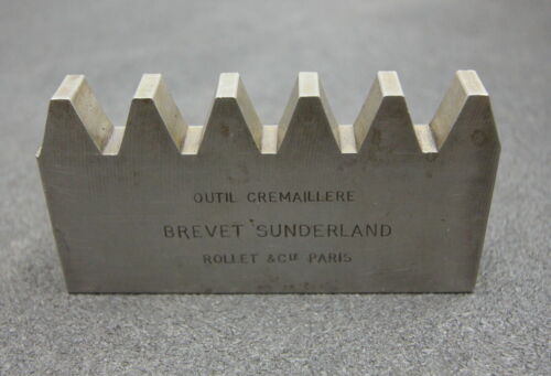 ROLLET PARIS Hobelkamm rack cutter m= 6 Angle 20° Z= 6