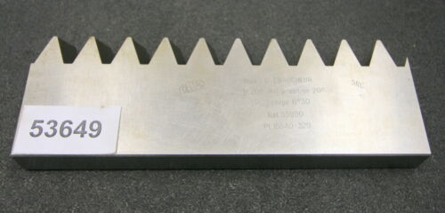 DELTAL Hobelkamm rack cutter m= 6 Angle 20° 250x19mm