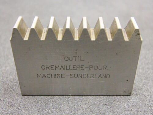 DELTAL Hobelkamm rack cutter m= 3 Angle 20° 74x20mm