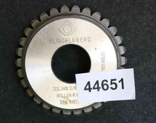KLINGELNBERG Glockenschneidrad für Rollkettenrad nach DIN8197 Tlg. 3/8" x 6,35mm