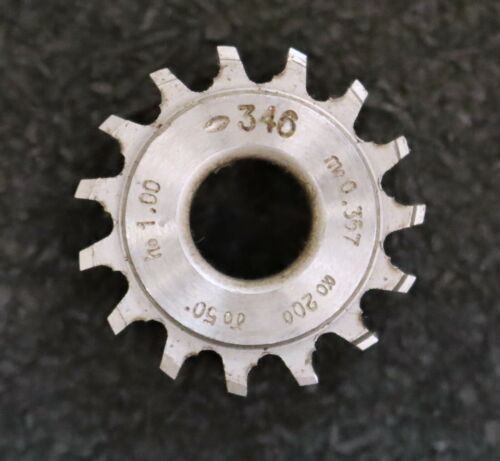 MIKRON Vollstahl-Wälzfräser No. 0346 m= 0,357 20°EGW ho= 1,00 - Ø24x10xØ8mm