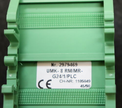 PHOENIX CONTACT UMK-8 RM/MR-G24/1 PLC Nr. 2979469 gebraucht Top Zustand