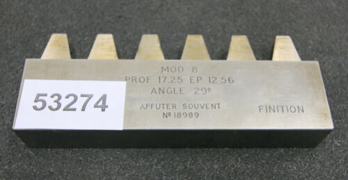 ROLLET PARIS Hobelkamm rack cutter m= 8 Angle 29°