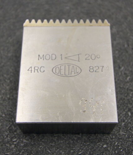 DELTAL Hobelkamm rack cutter m= 1 Angle 20° 44x20mm