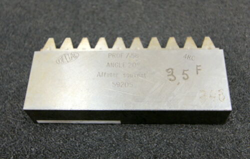 DELTAL Hobelkamm rack cutter m= 3,5 Angle 20° 110x20mm