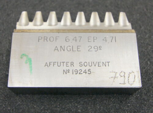 ROLLET PARIS Hobelkamm rack cutter m= 3 Angle 29° Z=8