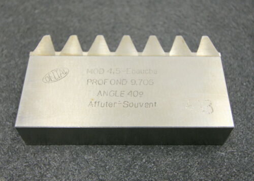 DELTAL Hobelkamm rack cutter m= 4,5 Angle 20° 100x20mm