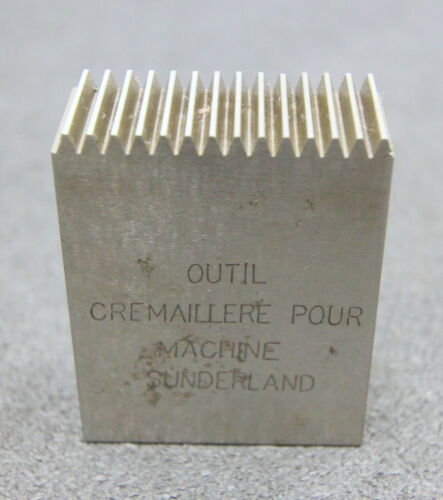 DELTAL Hobelkamm rack cutter m= 1 Angle 20° 44x20mm