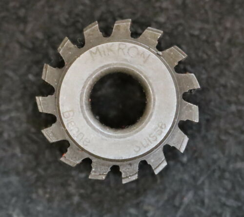 MIKRON Vollstahl-Wälzfräser No. 44069 m= 0,305 D20,3 Z64 ho= 0,93 - Ø24x10xØ8mm