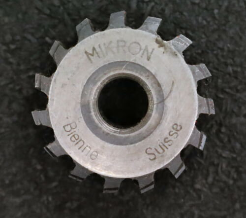 MIKRON Wälzfräser No. 72874 - Ø30x10xØ8mm 1gg. Rechts 15 Spanuten