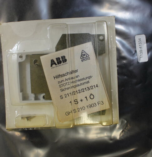 ABB 10 Stück Hilfsschalter GH S 210 1903 R3 Originalverpackt 1S + 1Ö