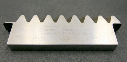 BRENIER Hobelkamm rack cutter m= 6 Angle 20° 195x27mm