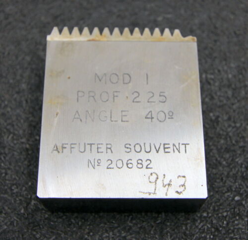 ROLLET PARIS Hobelkamm rack cutter m= 1 Angle 20°