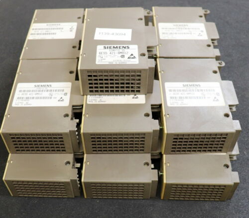 SIEMENS 4 Stück Digital Input 6ES5421-8MA12 SIMATIC S5 8x 24VDC gebraucht - ok