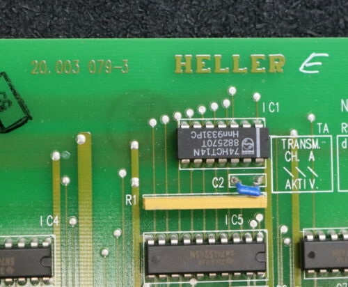 HELLER / uni-Pro Steuerungskarte ASIO B 23.020084X Seriennr. 1721 oder 1892