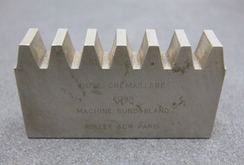 ROLLET PARIS Hobelkamm rack cutter m= 4,5 Angle 29°