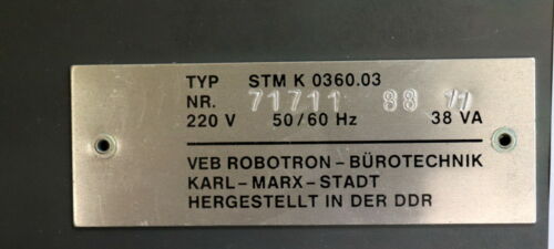 VEB ROBOTRON 2 Stück Stromversorgungsmodul STM K 0360.03 miteinander verbunden