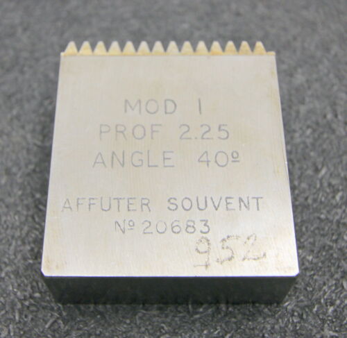 ROLLET PARIS Hobelkamm rack cutter m= 1 Angle 20°