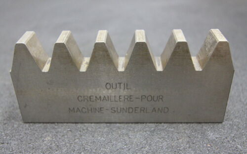 DELTAL Hobelkamm rack cutter m= 6,5 Angle 20° 120x20mm