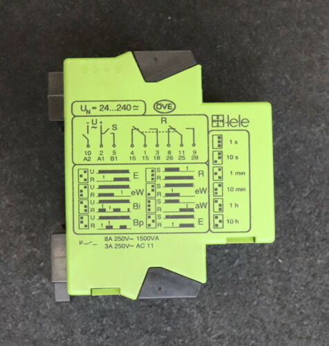 TELE Zeitrelais CM3X Un=20-240VAC Multifunktion 110-240VAC 8A 250VAC 1500VA 3A