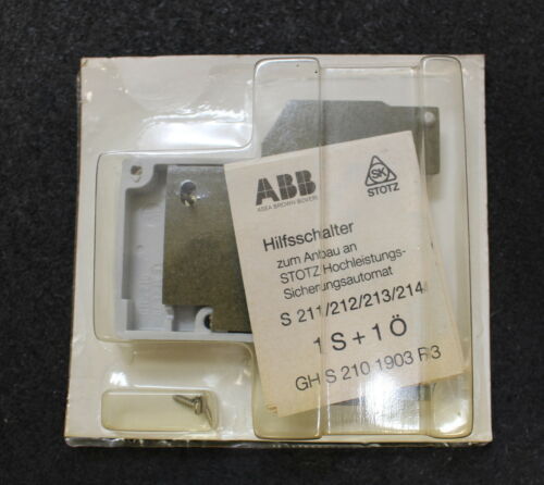 ABB 10 Stück Hilfsschalter GH S 210 1903 R3 Originalverpackt 1S + 1Ö