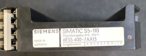 SIEMENS SIMATIC S5-110A Digitaleingabe 8xE, 24VDC 6ES5400-7AA13 gebraucht