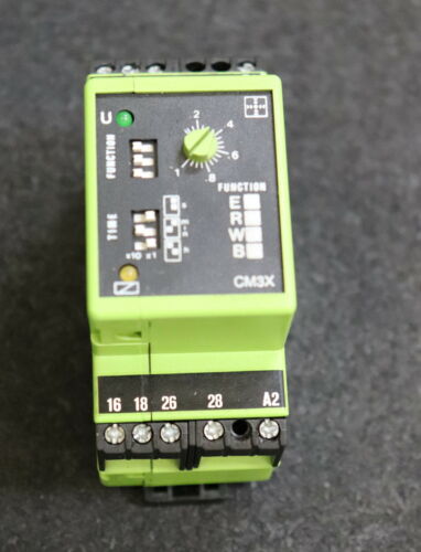 TELE Zeitrelais CM3X Un=20-240VAC Multifunktion 110-240VAC 8A 250VAC 1500VA 3A