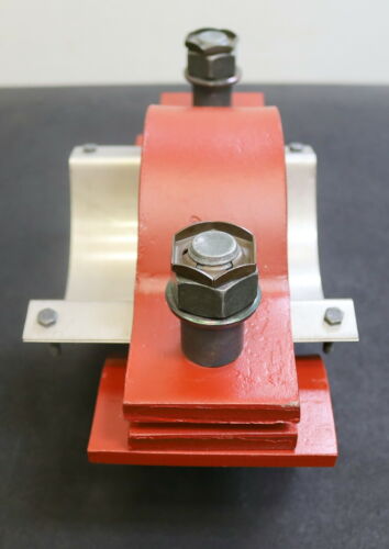 LISEGA massives Rohr-Führungslager Typ V2FFN für DN150 + Spannschelle unbenutzt