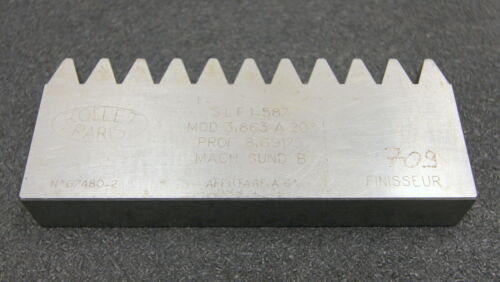 ROLLET PARIS Hobelkamm rack cutter m= 3,863 Angle 20°