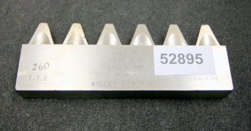 ROLLET PARIS Hobelkamm rack cutter m= 9 Angle 20° Z= 6