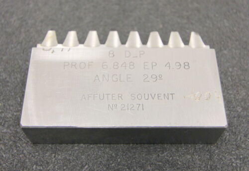 ROLLET PARIS Hobelkamm rack cutter DP8 Angle 29° Z=8