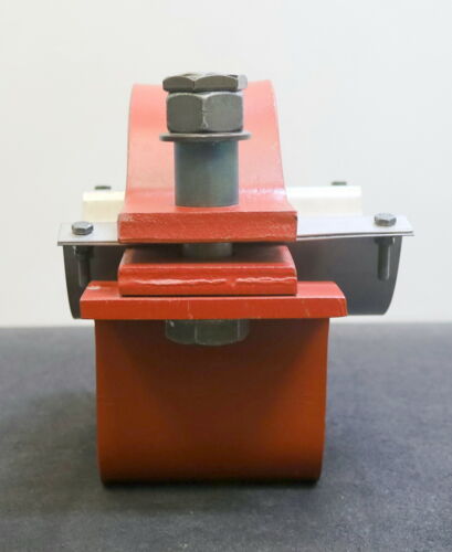 LISEGA massives Rohr-Führungslager Typ V2FFN für DN150 + Spannschelle unbenutzt