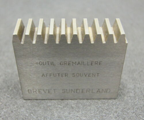 ROLLET PARIS Hobelkamm rack cutter DP12 Angle 14°30