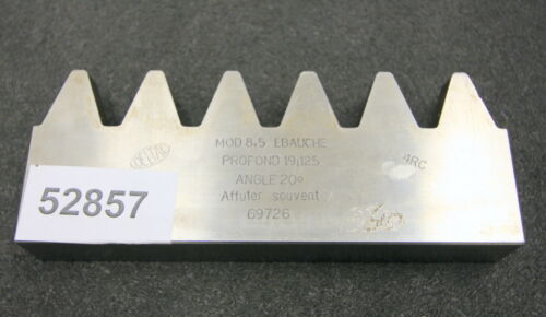 DELTAL Hobelkamm rack cutter f. MAAG-Wälzhobelmaschinen m= 8,5 Vorschneider 20°