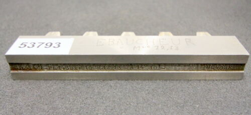 Hobelkamm rack cutter m= 12,13 Angle 14°30 190x25mm