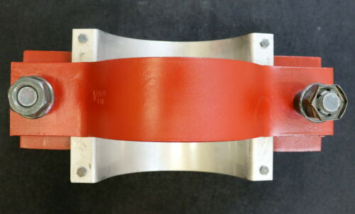 LISEGA massives Rohr-Führungslager Typ V2GFN für DN180 + Spannschelle unbenutzt