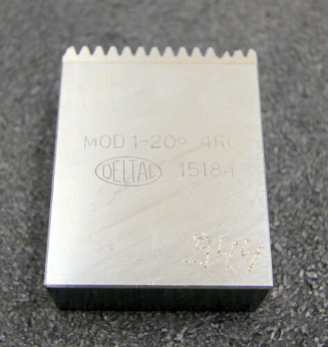 DELTAL Hobelkamm rack cutter m= 1 Angle 20° 43x20mm