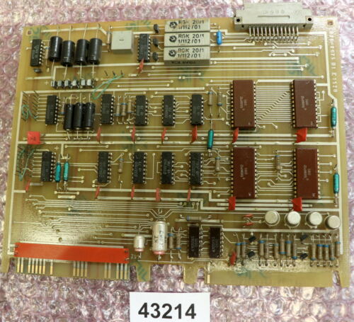 VEM NUMERIK RFT DDR Platine 56106 K1520 078-2075 gebraucht - geprüft - ok