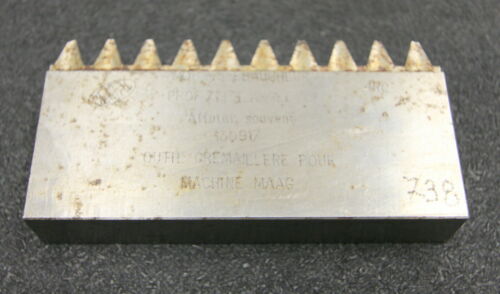 DELTAL Hobelkamm rack cutter m= 3,5 Angle 20° 110x20mm