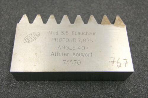 DELTAL Hobelkamm rack cutter m= 3,5 Angle 20° 88x20mm