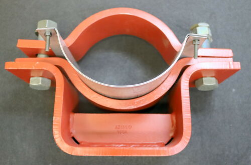 LISEGA massives Rohr-Führungslager Typ V2GFN für DN180 + Spannschelle unbenutzt