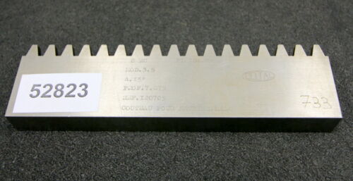 DELTAL Hobelkamm rack cutter m= 3,5 Angle 15° 190x20mm