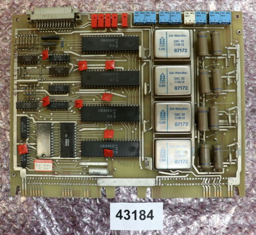 VEM NUMERIK RFT DDR Steuerungsplatine 414149-7 NKM 590136-3 gebraucht - ok
