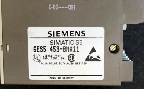 SIEMENS Digital Output 6ES5453-8MA11 SIMATIC S5 8x 5…24VDC / 0,1A gebraucht - ok