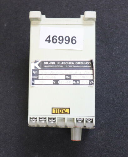 KLASCHKA Impulskontrolleinheit SISTP/B10a0-3.41-2048/60 SNr. 24.05-56 U=110VAC