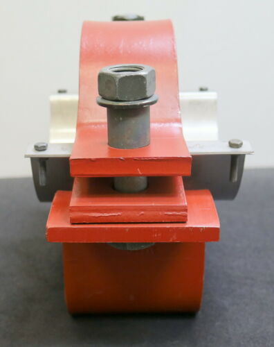 LISEGA massives Rohr-Führungslager Typ V2GFN für DN180 + Spannschelle unbenutzt