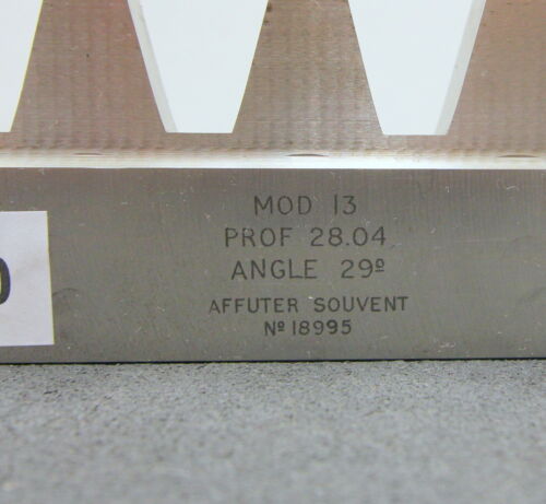 ROLLET PARIS Hobelkamm rack cutter m= 13 Angle 29°