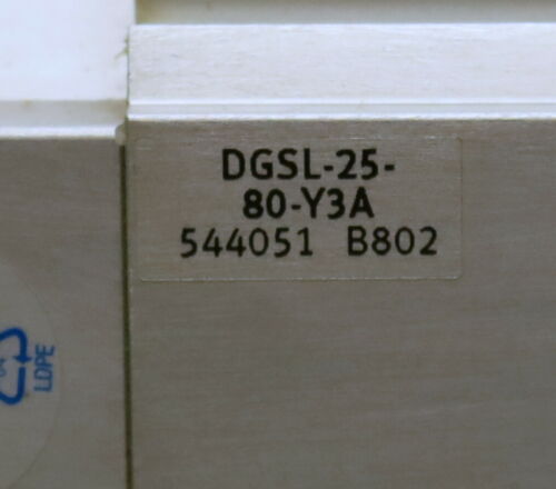 FESTO pneumatischer Linearantrieb DGSL-25-80-Y3A Nr.544051 Kolben-Ø 25mm